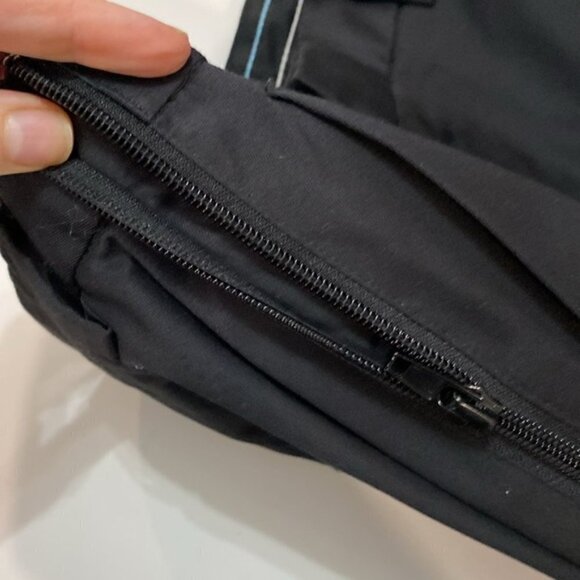 Kenneth Cole Black Straight Flat Front Leg Pants - Picture 9 of 16